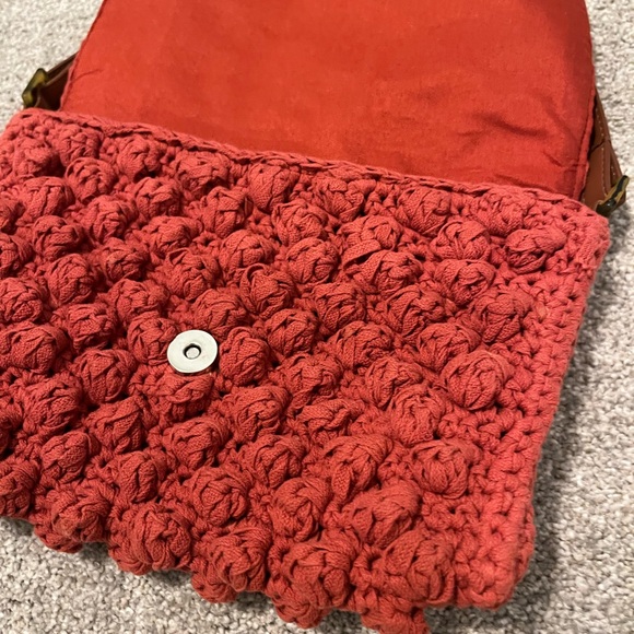 No boundaries HandMade Crochet Purse 100% Recycled Polyester Floral Boho NWOT - Picture 10 of 16